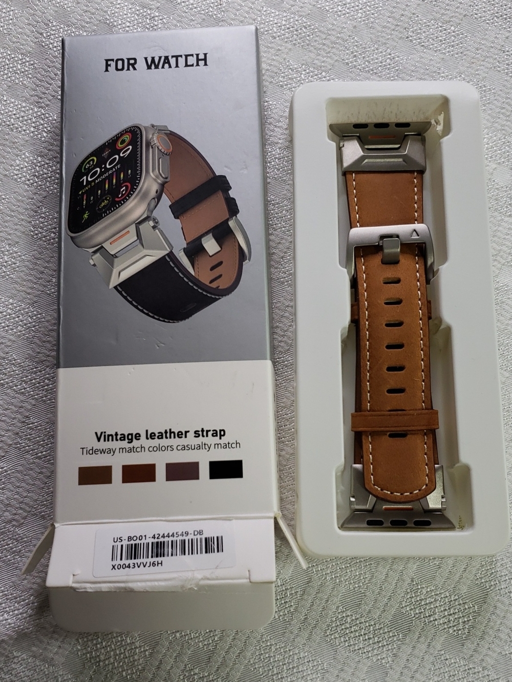 Vintage Leather Watch Strap Brown NWT